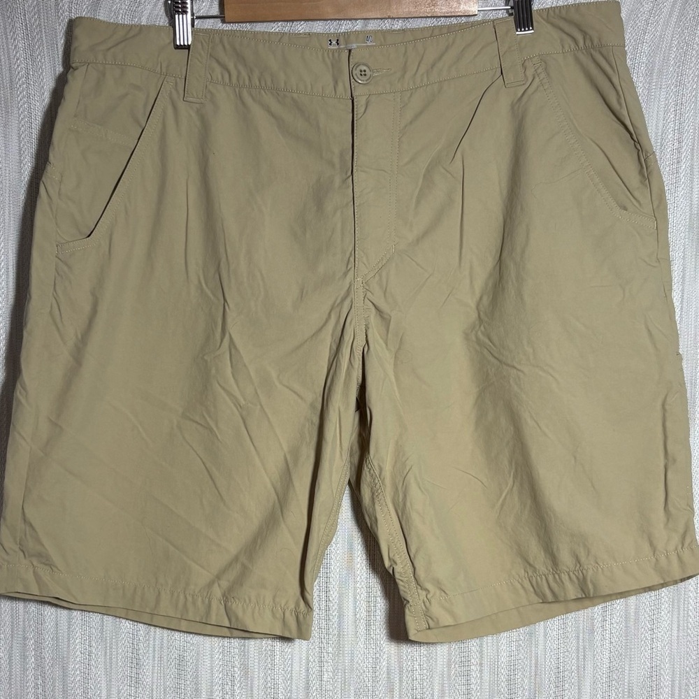 Under Armour Men's Khaki Flat Front Shorts